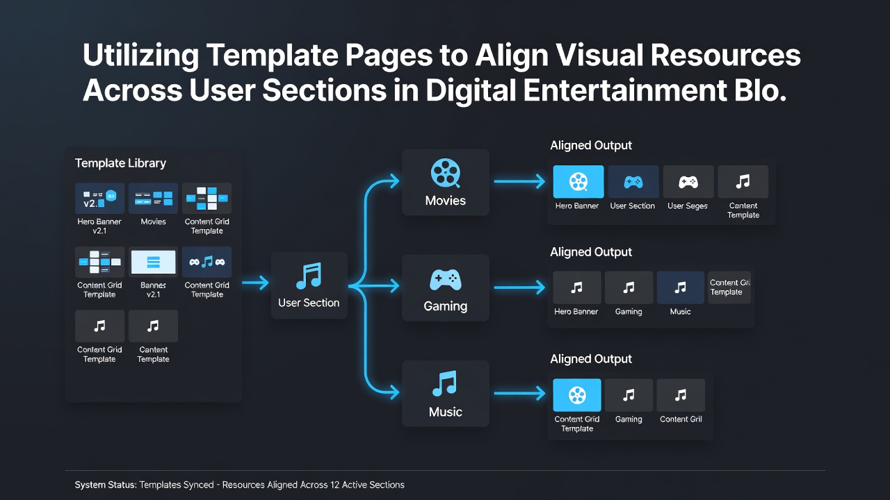 Aligned visual elements in author profiles and comment sections of an entertainment blog